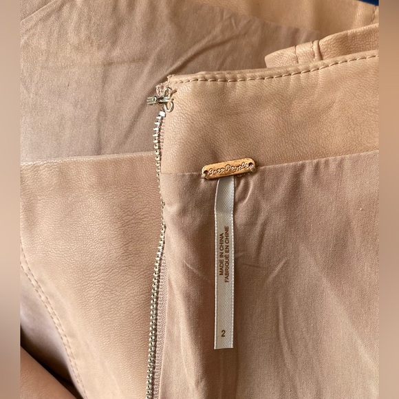 Free People Peach Mini Skirt - Picture 5 of 6